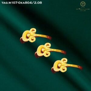 Golden Swirl Elegance Ring – 2.08g